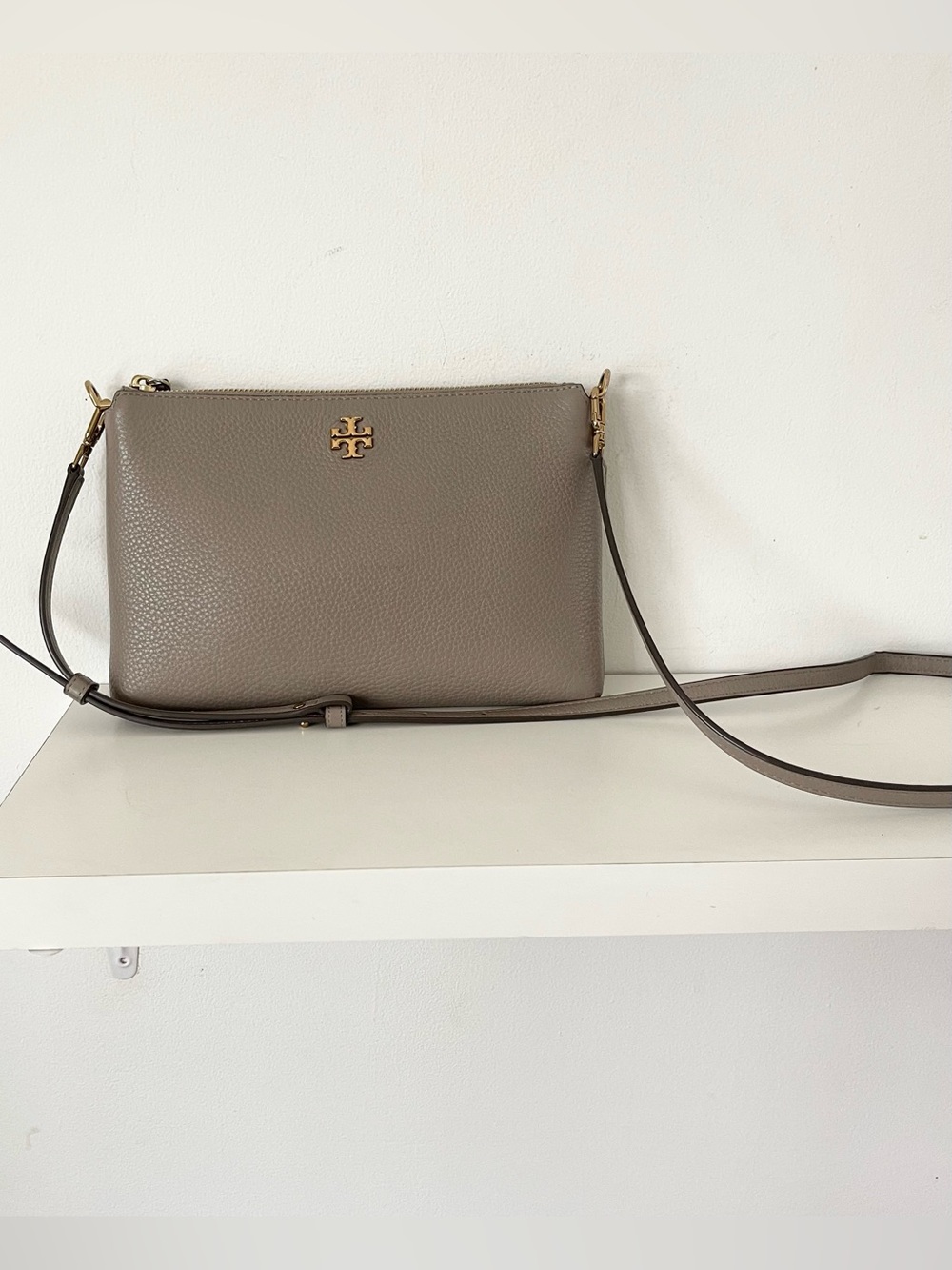 Tory Burch Gray Crossbody Bag